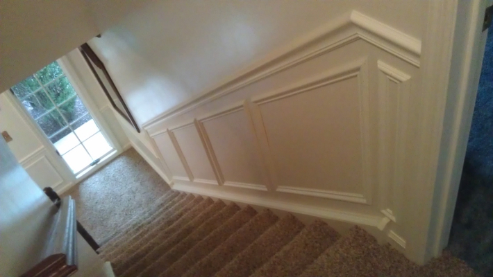 Chair rail and Wainscoting